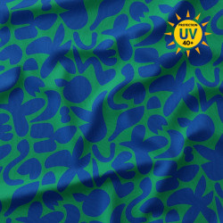 UV-schützendes Lycra SWAG Grün / Blau
